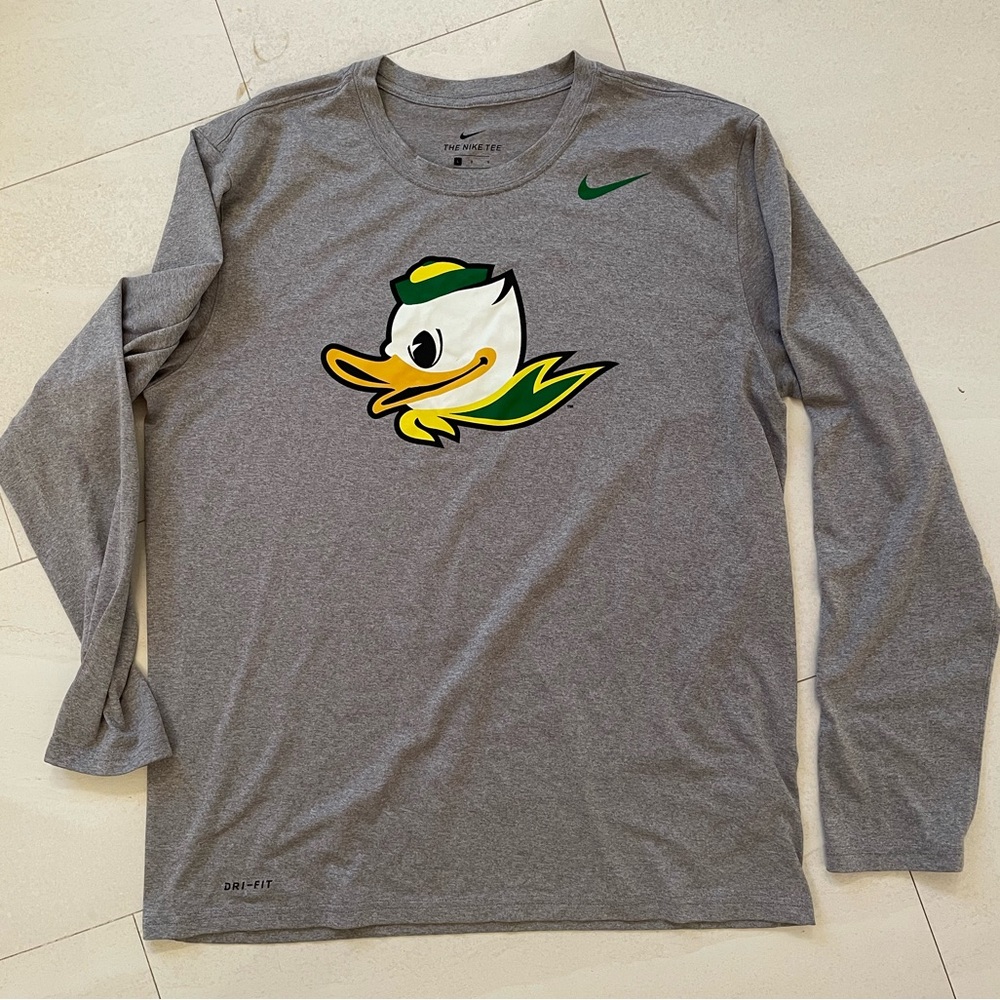 Long Sleeve Nike Dri-fit Oregon shirt